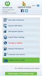 Mobile Screenshot of gujaratgas.com